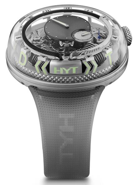 Review HYT H20 Time Is Fluid steel 251-AD-464-BF-RU Replica watch